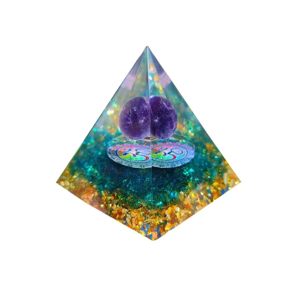 SageChoice  Natural Crystal Pyramids Orgone Chakra Meditation