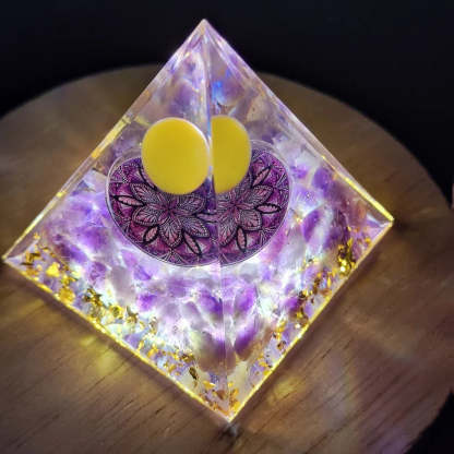 SageChoice  Natural Crystal Pyramids Orgone Chakra Meditation
