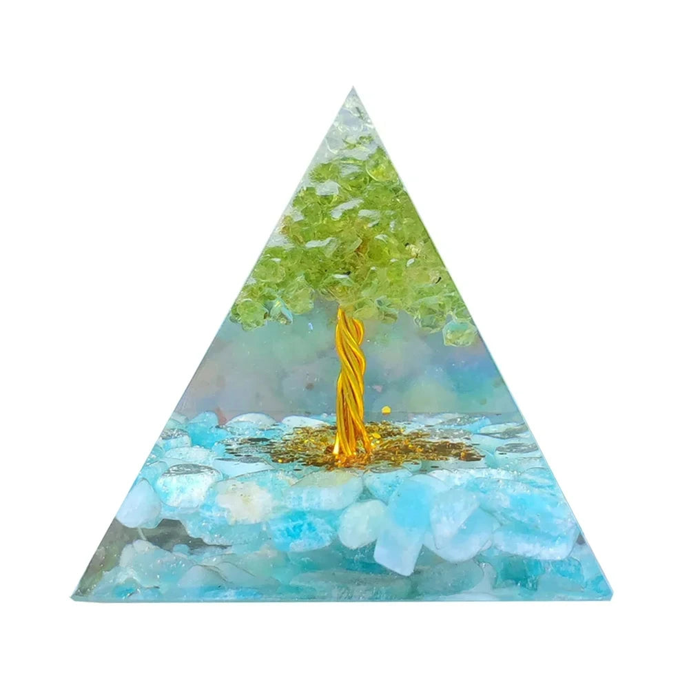 SageChoice  Natural Crystal Pyramids Orgone Chakra Meditation