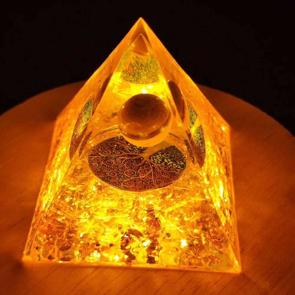 SageChoice  Natural Crystal Pyramids Orgone Chakra Meditation