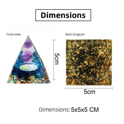 SageChoice  Natural Crystal Pyramids Orgone Chakra Meditation