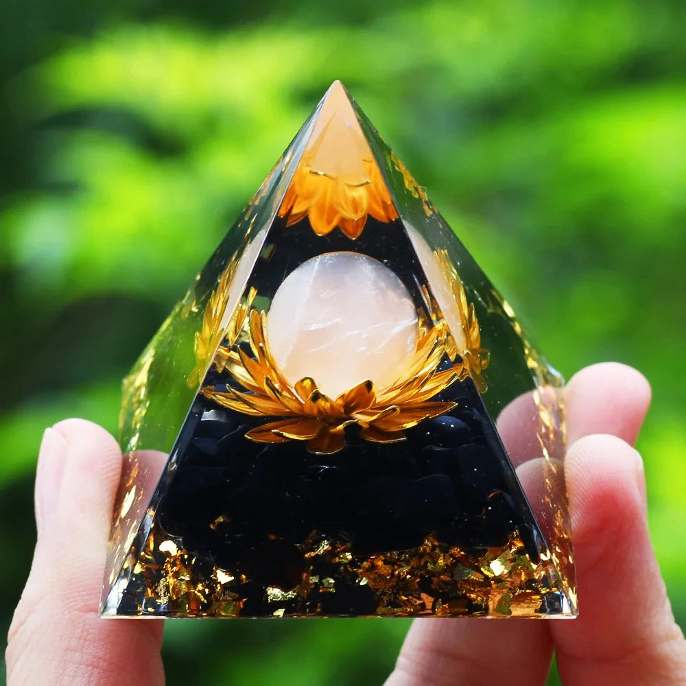 SageChoice  Natural Crystal Pyramids Orgone Chakra Meditation