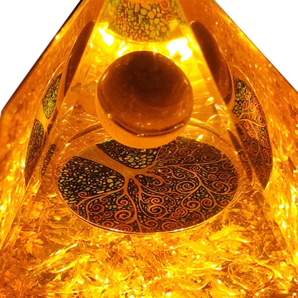 SageChoice  Natural Crystal Pyramids Orgone Chakra Meditation
