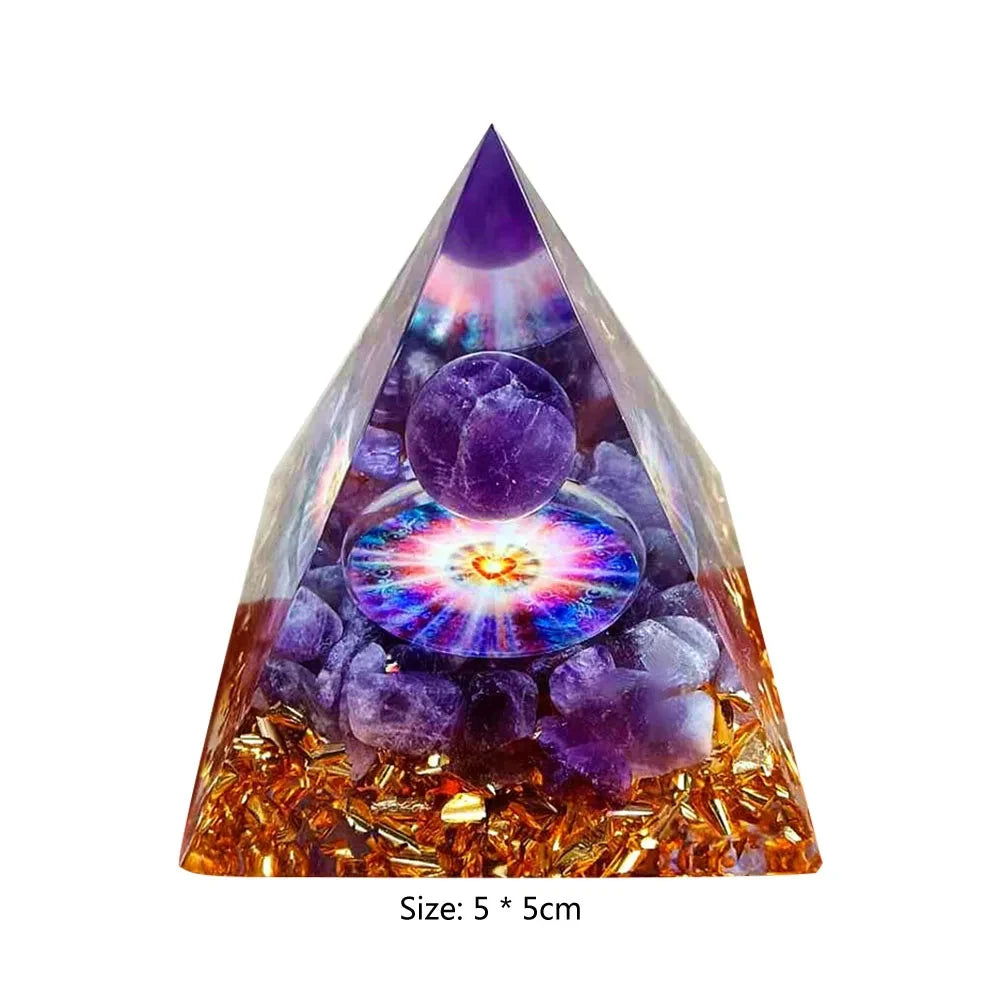 SageChoice  Natural Crystal Pyramids Orgone Chakra Meditation