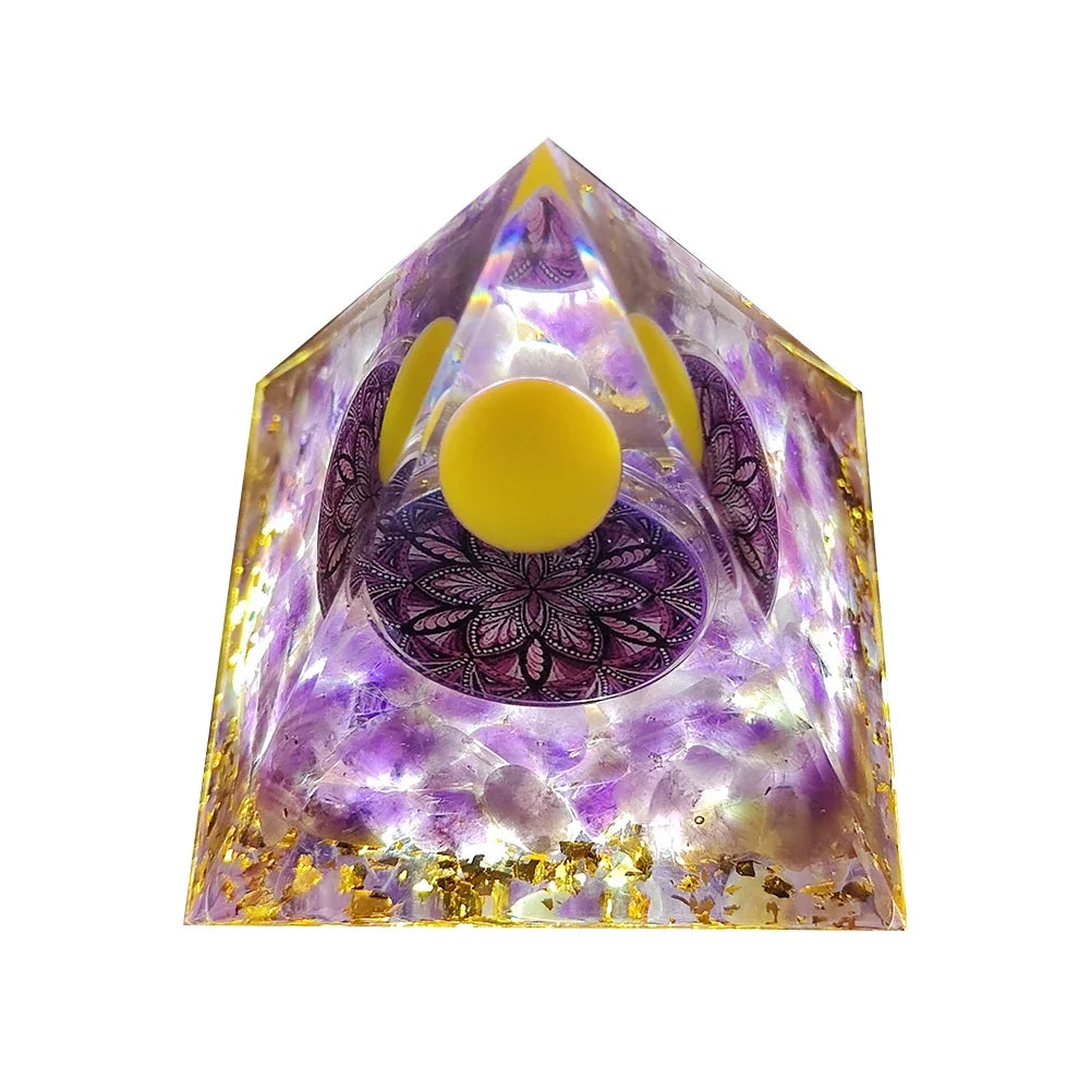 SageChoice  Natural Crystal Pyramids Orgone Chakra Meditation