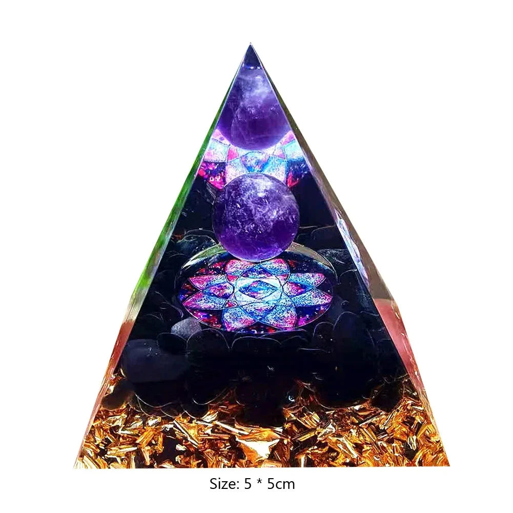 SageChoice  Natural Crystal Pyramids Orgone Chakra Meditation