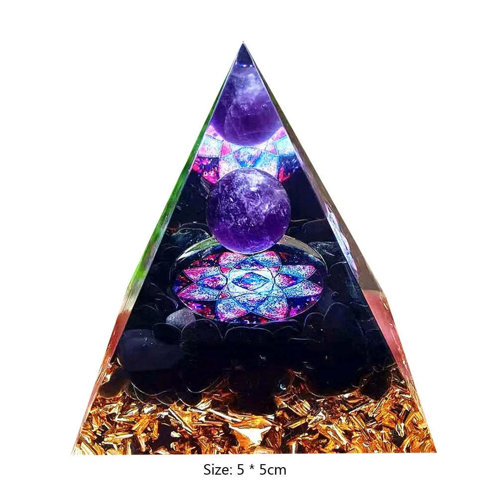 SageChoice  Natural Crystal Pyramids Orgone Chakra Meditation