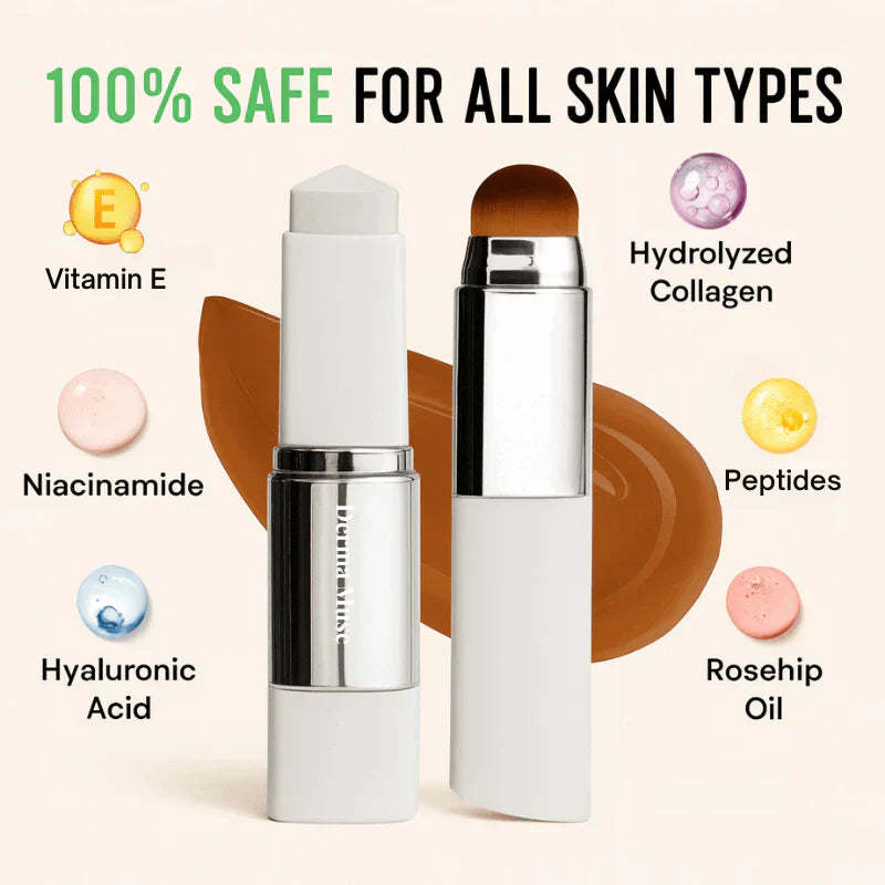 🔥Your gift💥NEW & Upgraded💥 The most popular cosmetics at present-Korean Color-Changing Foundation Stick2.0