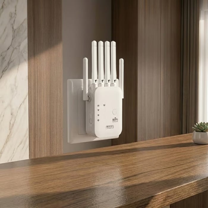 The Velocity Prime: 1200Mbps Ultra-Speed WiFi Repeater
