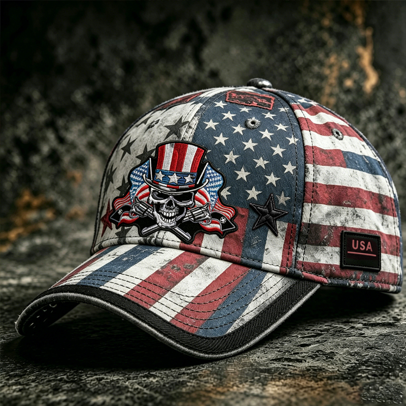 Retro Art Print Casual Baseball Cap