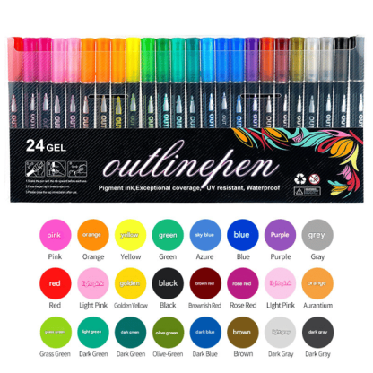 🔥Dreamy Sparkle Dual-Line Contour Pen