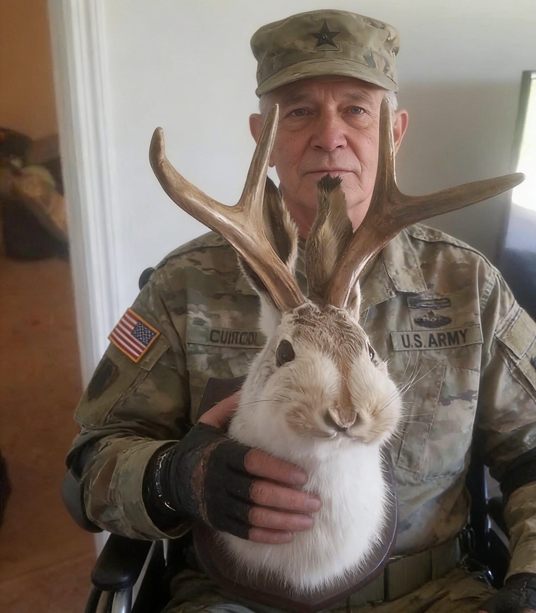 Jackalope-Art craft
