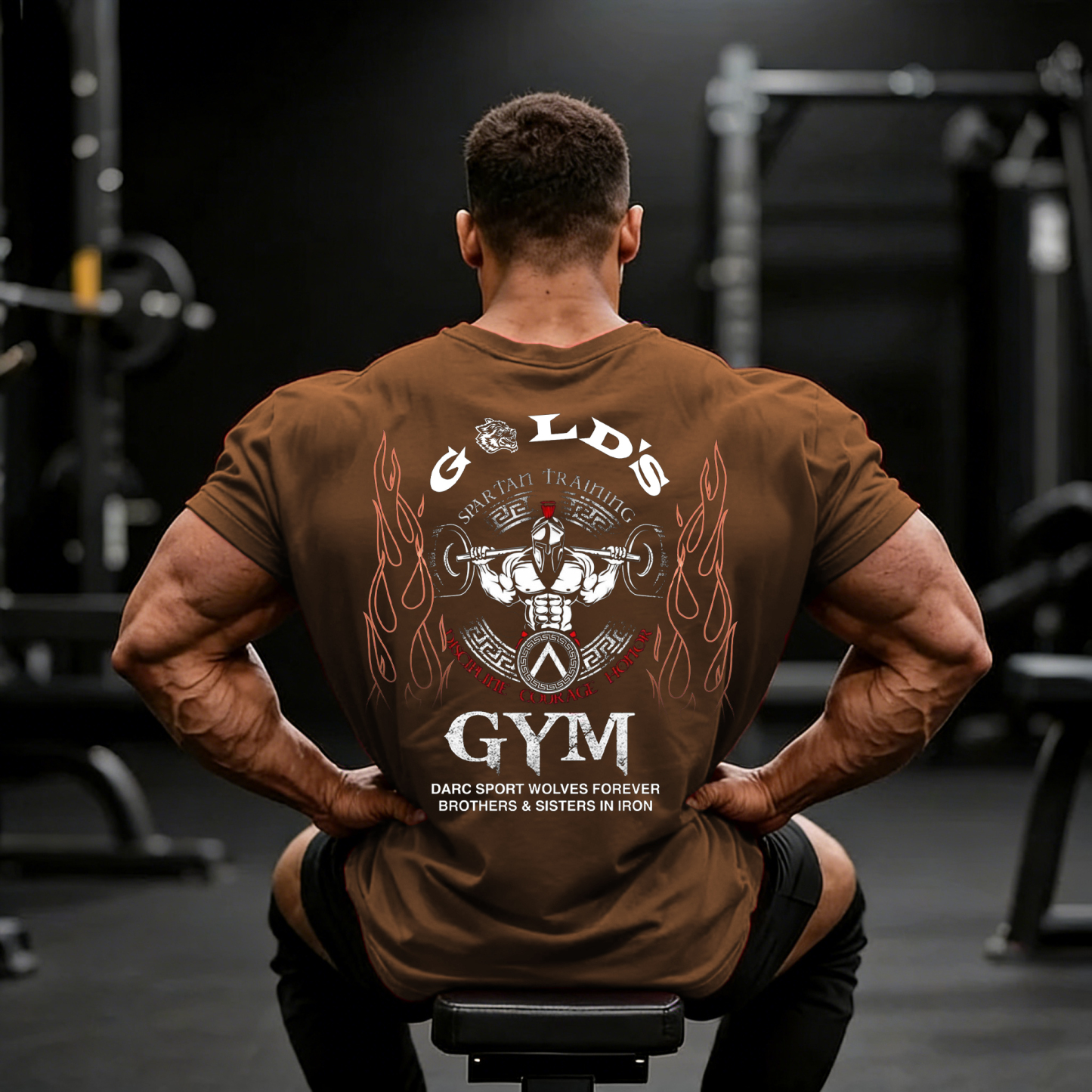 Men's Fashion Fitness Printed T-shirt