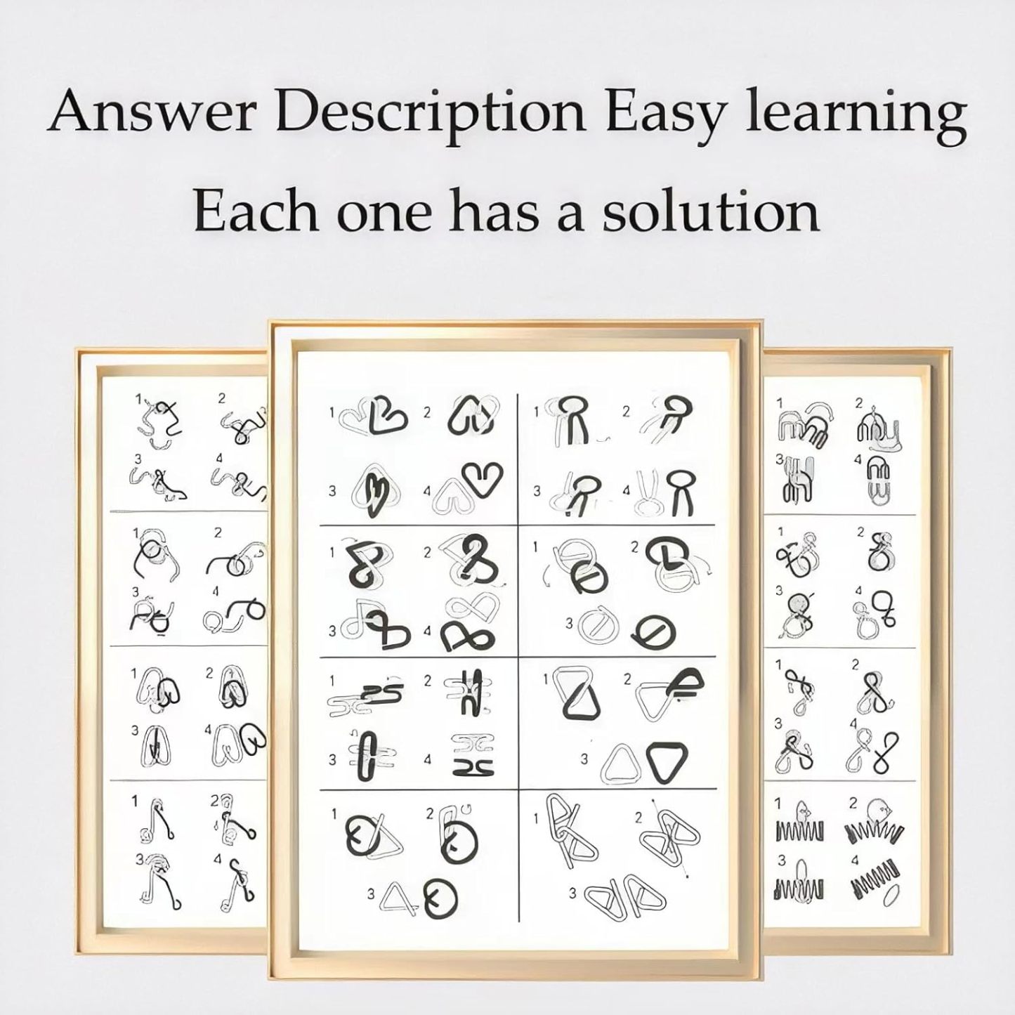 The Best Gift🎁 Metal Montessori Puzzle Solving
