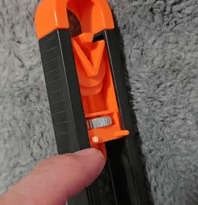 Customer photo shared after using the precision contour gauge on a woodworking project
