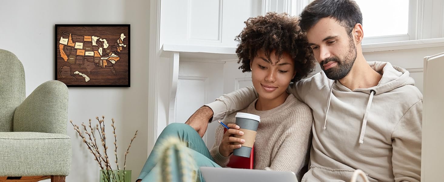 【Camdoor】Map Puzzle, Wooden USA Travel Map Puzzle, Anniversary Gift,Geography puzzle for kids, or Couples and FamiliPerfect Fes Gift, Record Your Journeys, Memory Maker, Home Decor, Travel tracker wall art, Analogue Bag, Unique gifts for travelers 【Camdoor】Map Puzzle, Wooden USA Travel Map Puzzle, Anniversary Gift,Geography puzzle for kids, or Couples and FamiliPerfect Fes Gift, Record Your Journeys, Memory Maker, Home Decor, Travel tracker wall art, Analogue Bag, Unique gifts for travelers