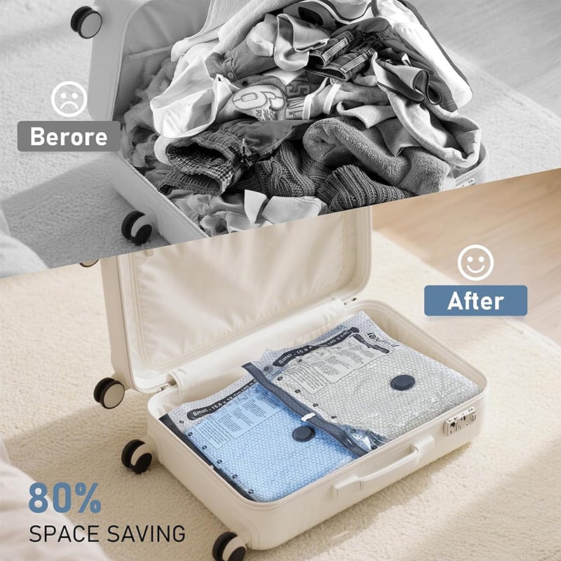 🔥Limited Time 49% OFF-Cordless Travel Vacuum Storage Compression Bag Set