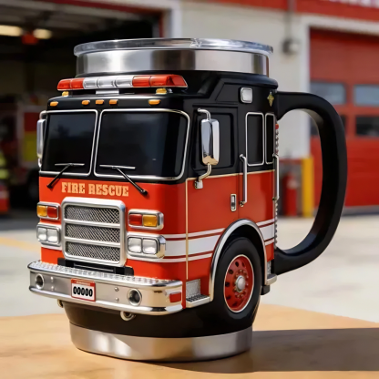 🚓🚒🚑 3D First Responder Vehicle Mug | Police Fire Ambulance Gift Cup