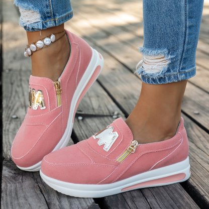 🔥49% OFF🔥Women’s Comfort Zip Slip-On Sneakers – Lightweight, Breathable & Easy Walk Design