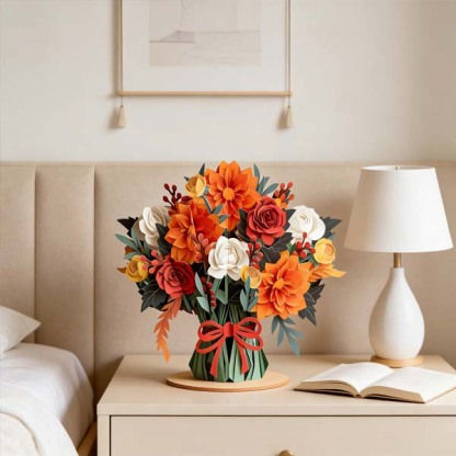 🏆55K+ SOLD! 🌼💌 Forever-Blooming 3D Flower Pop-Up Card– Personalized Love Message & Everlasting Bloom 🎁
