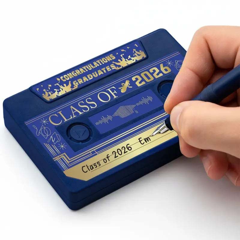 🔥Hot Sale 49% off🌟📼 Class of 2026 Custom Voice Guestbook Anniversary Gift