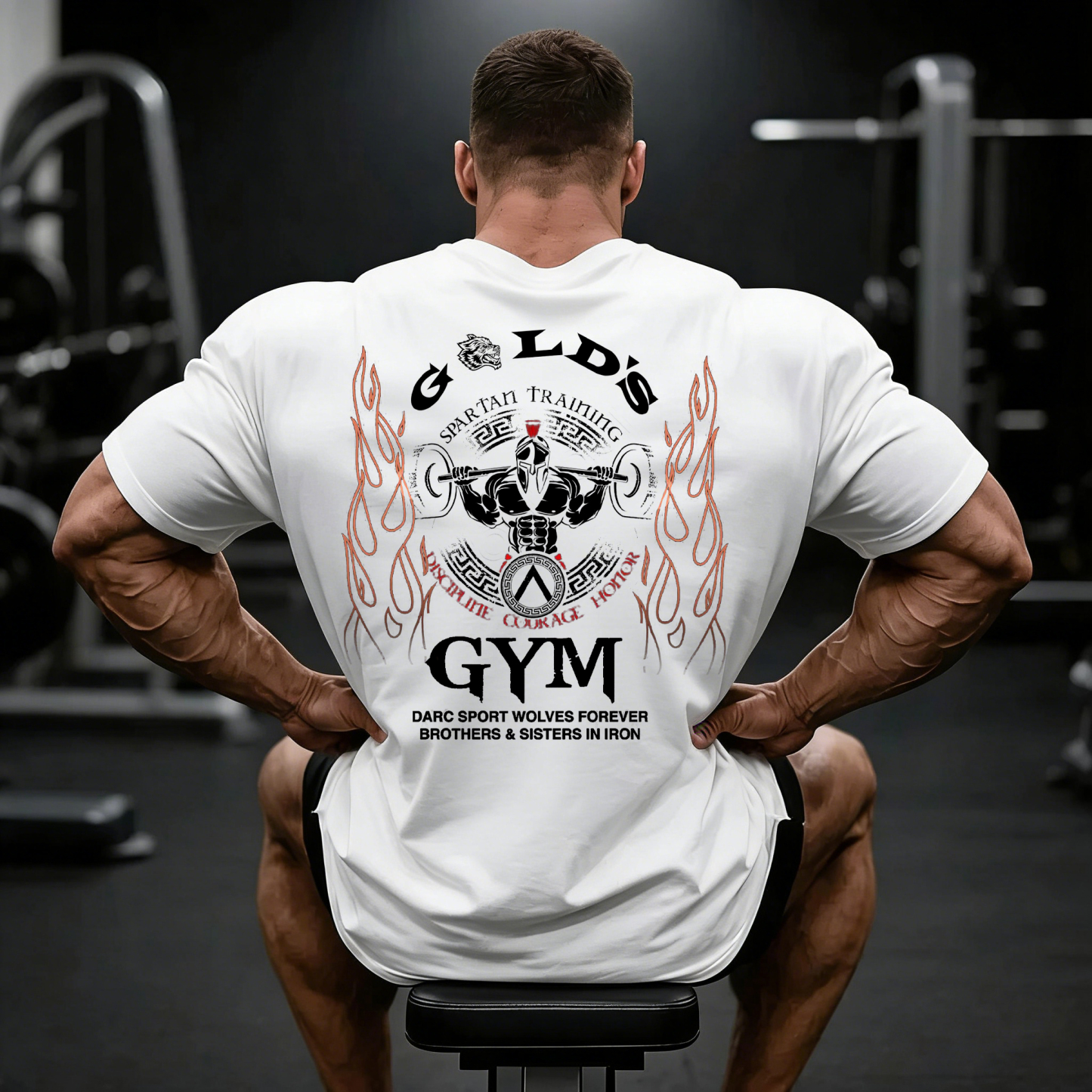 Men's Fashion Fitness Printed T-shirt