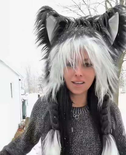 🏆Flash Sale⚡ Clearance Sale💥Cute Plush Cat Hat Fluffy Ear Headwear Winter Warm Earmuffs Head Mask