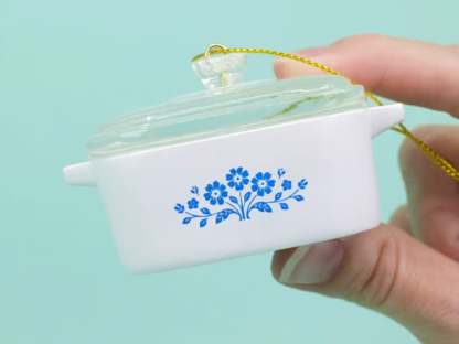 🎁Retro Gooseberry Trinket Box – Vintage Pyrex-Style Casserole Design💕