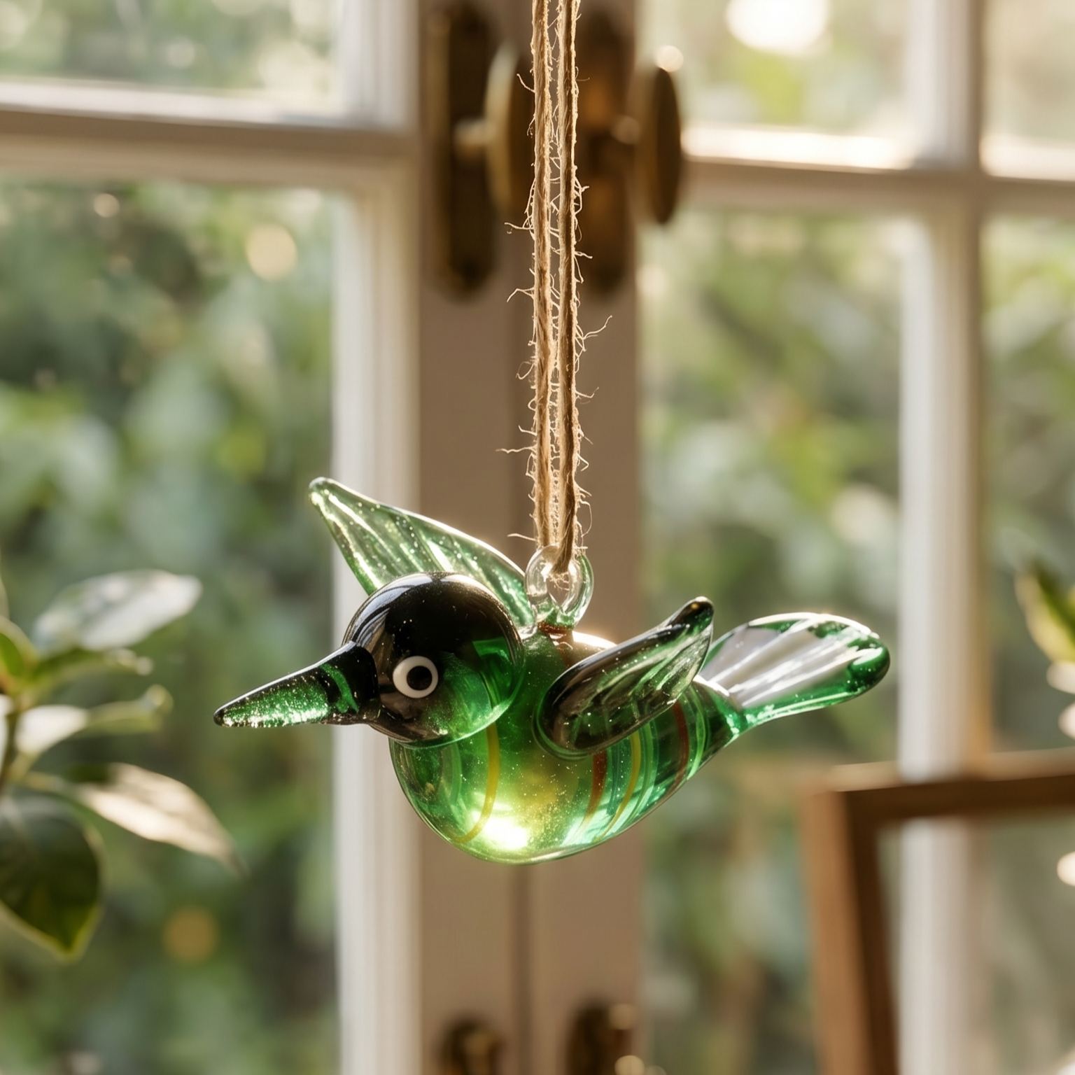 🔥Limited-time 60% off sale-Colorful Glass Bird Suncatcher