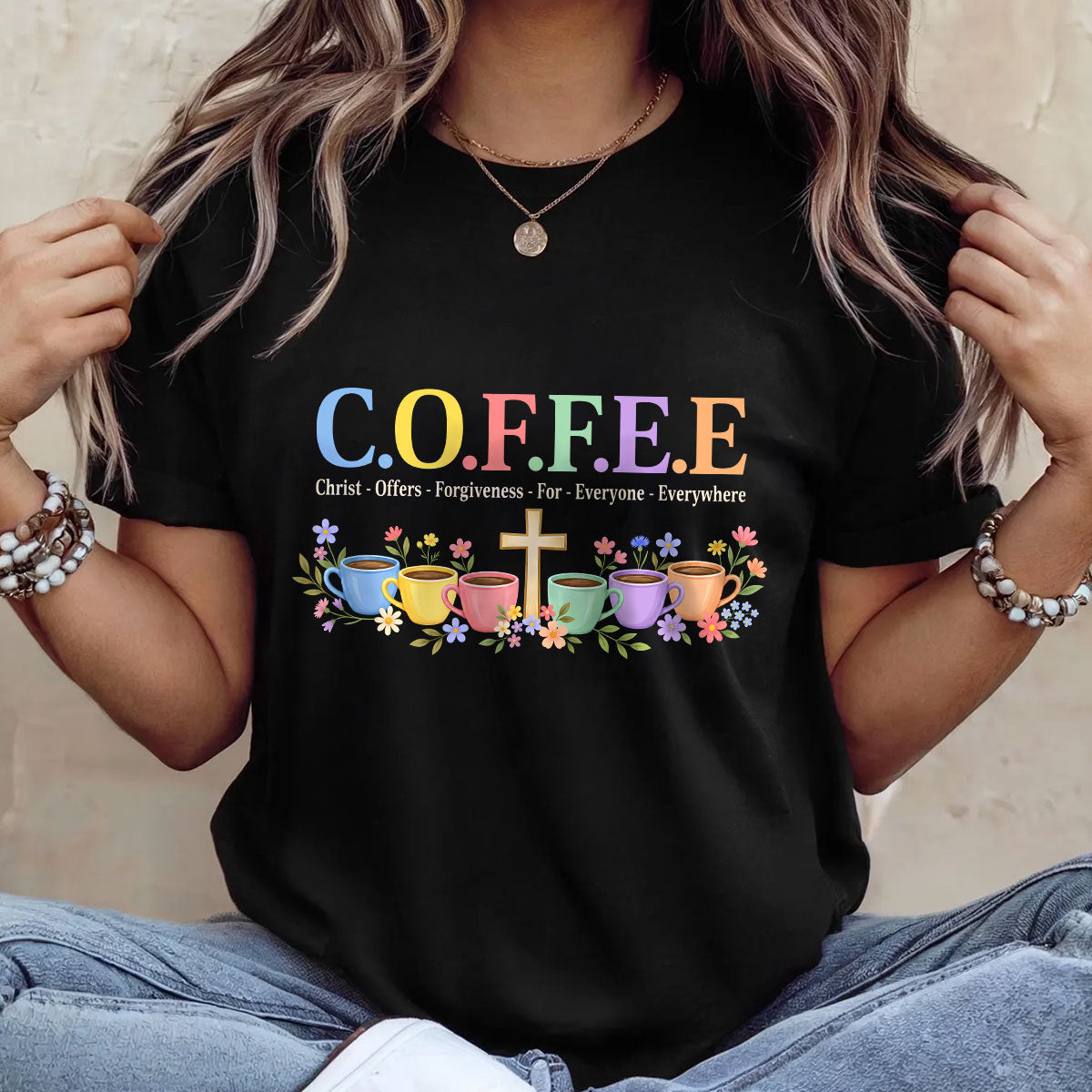 Christ Offers Forgiveness For Everyone |  2D Unisex T-shirt