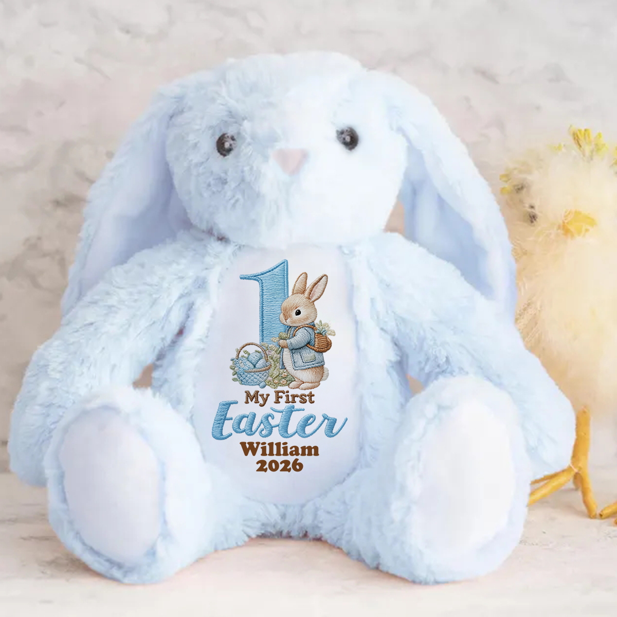 Baby's First Easter - Personalized Stuffed Bunny