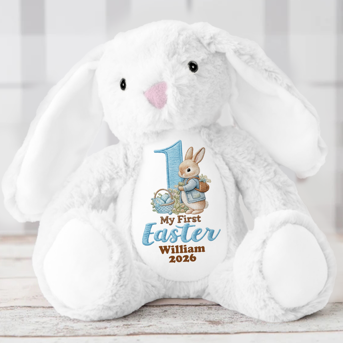 Baby's First Easter - Personalized Stuffed Bunny