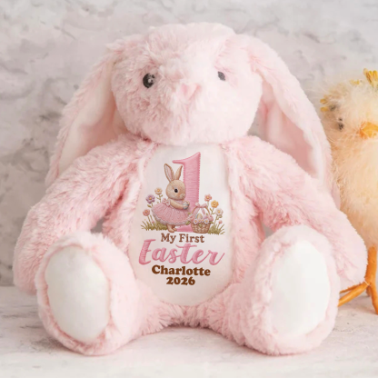 Baby's First Easter - Personalized Stuffed Bunny