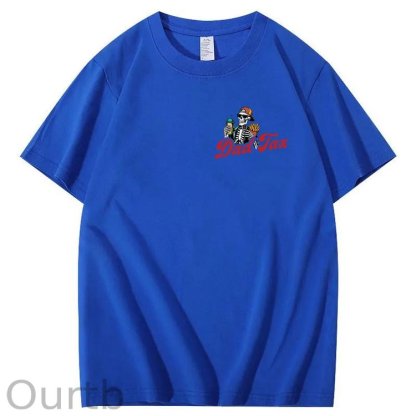 Dad Tax Pattern Print Cotton T-Shirt