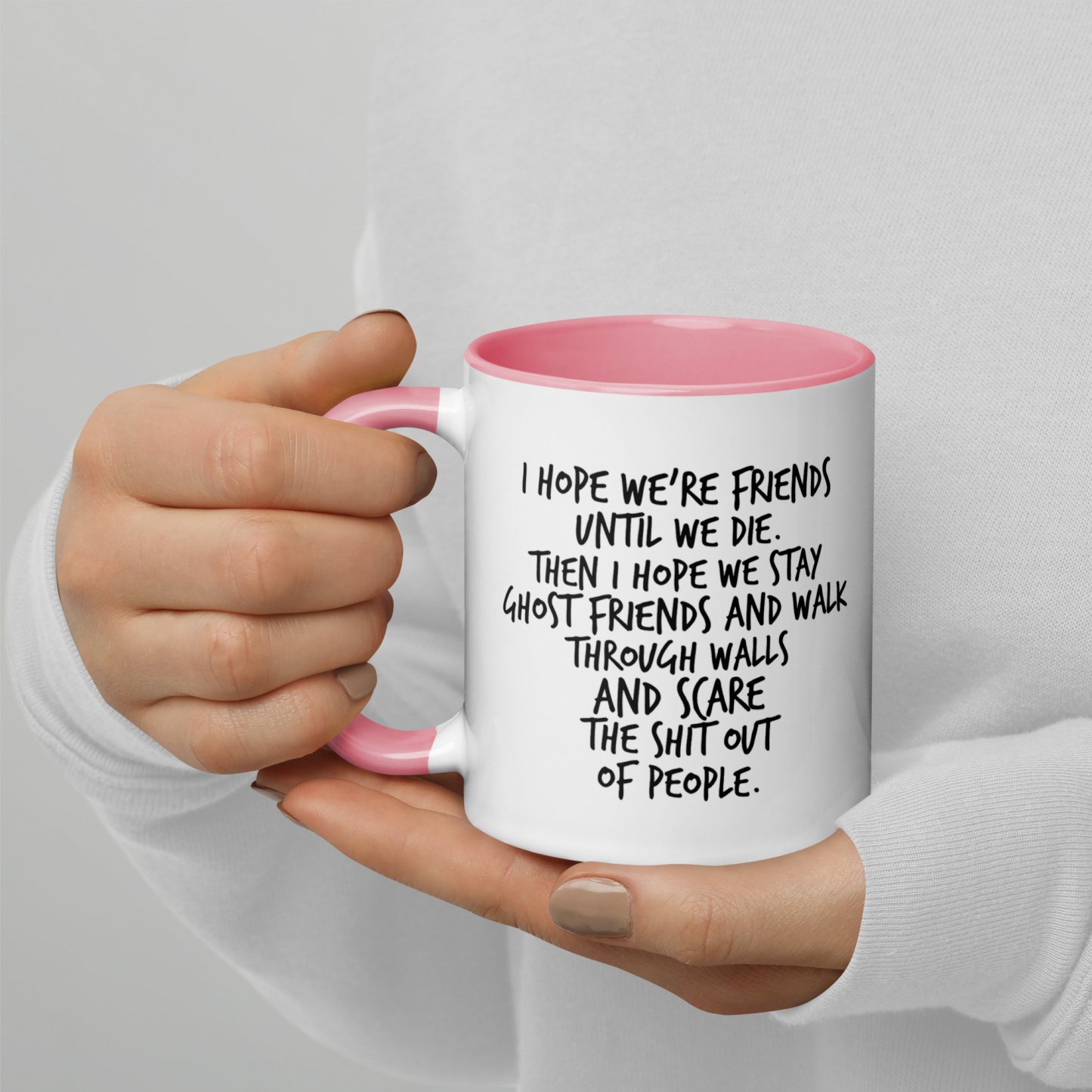 I Hope We Stay Ghost Friends Mug