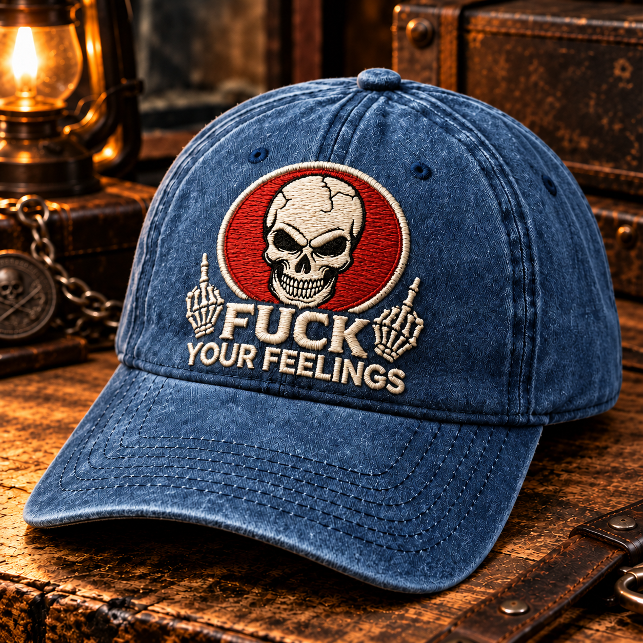 Fuck Your Feelings Embroidery Cap