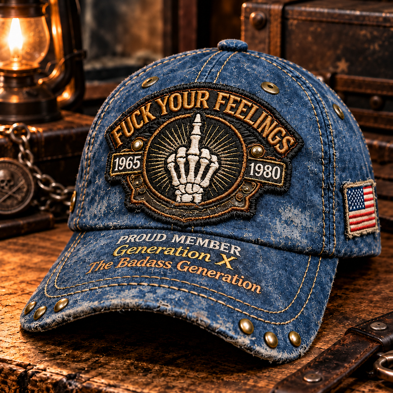 Generation X Printed Casual Hat