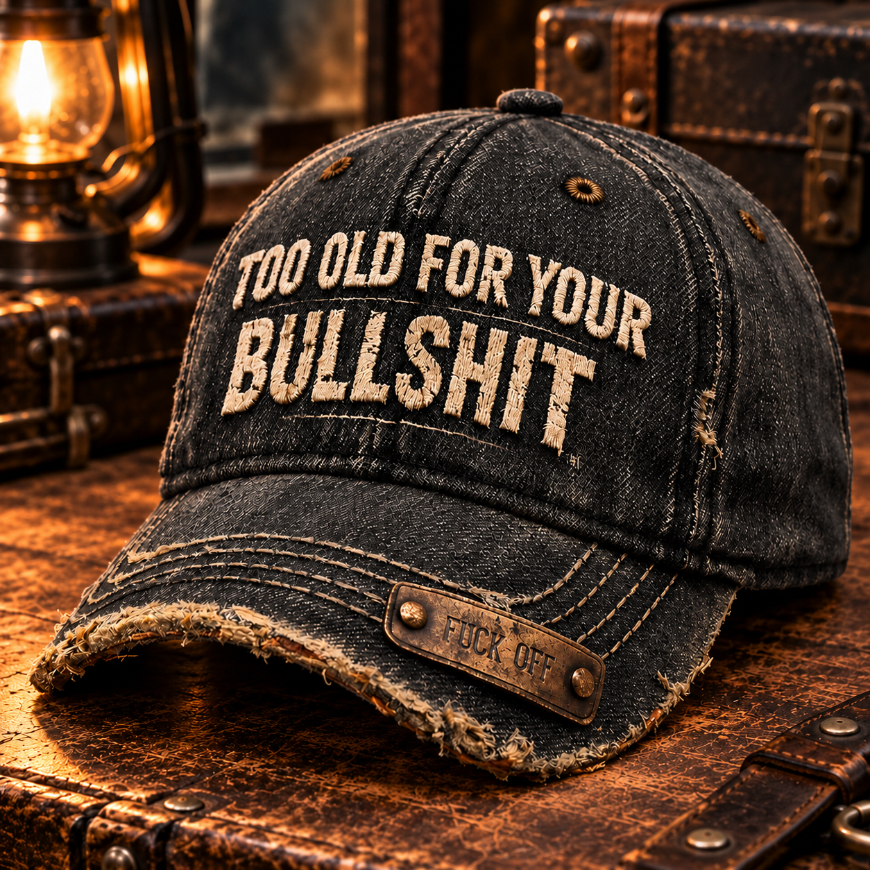 Too Old For Your Bullshit Casual Cap