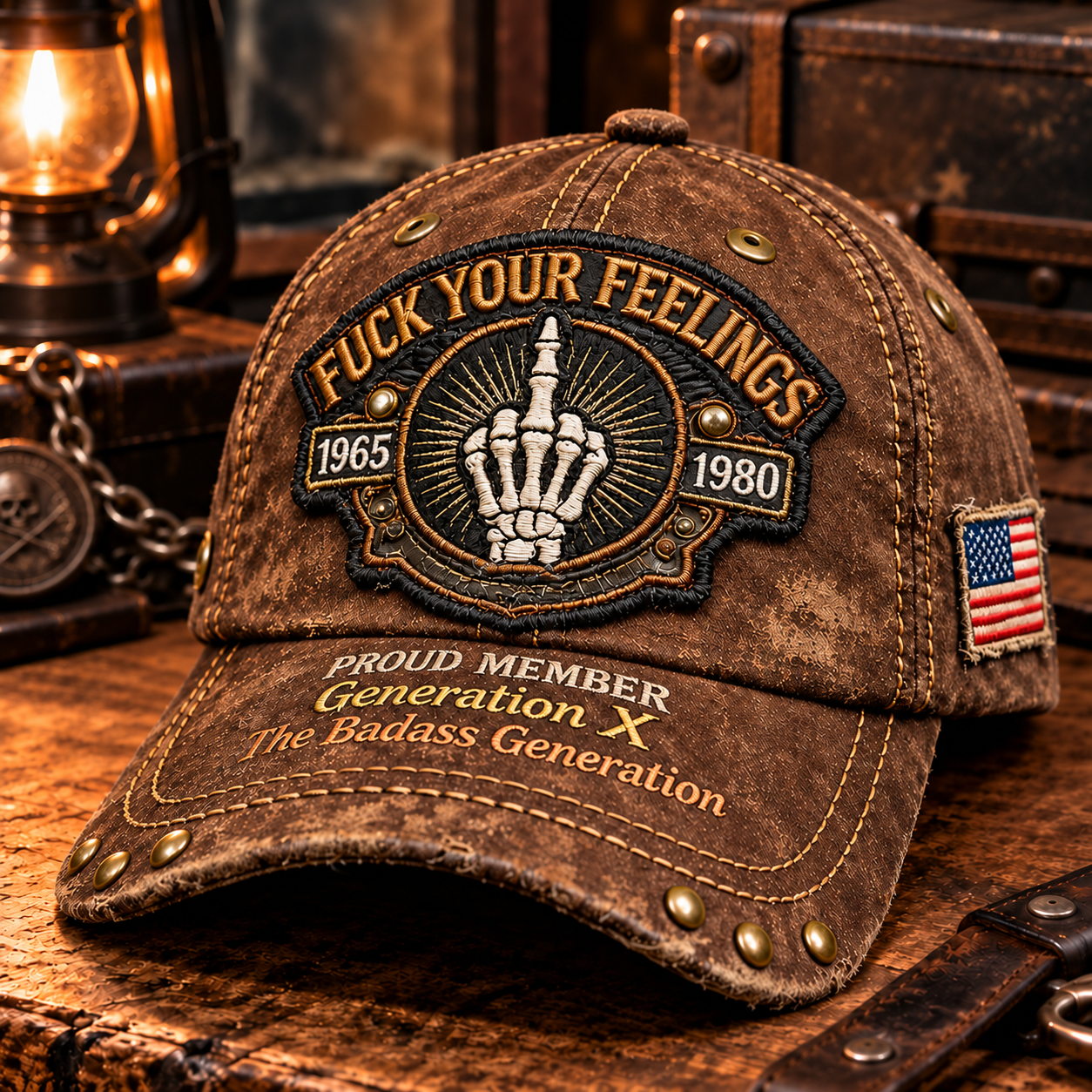 Generation X Printed Casual Hat
