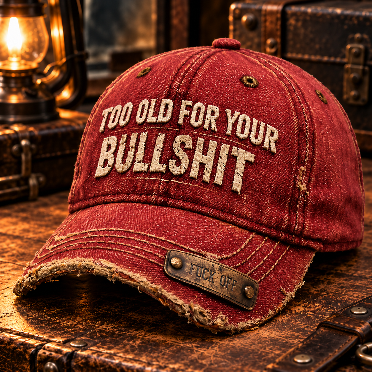 Too Old For Your Bullshit Casual Cap