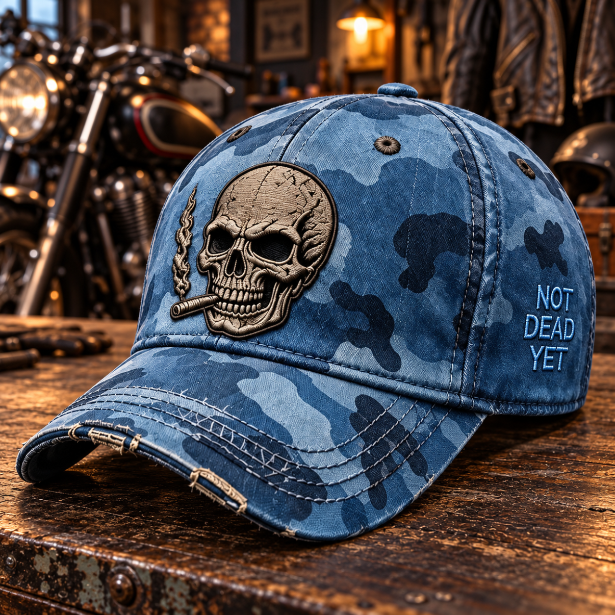 Sceleton Home Embroidered Skull Baseball Cap – customtoone