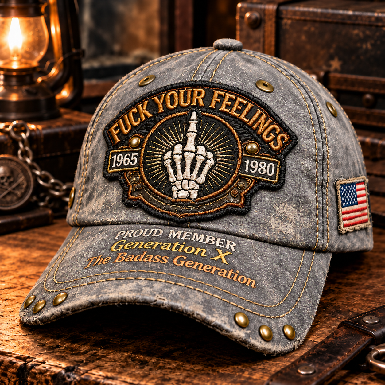 Generation X Printed Casual Hat