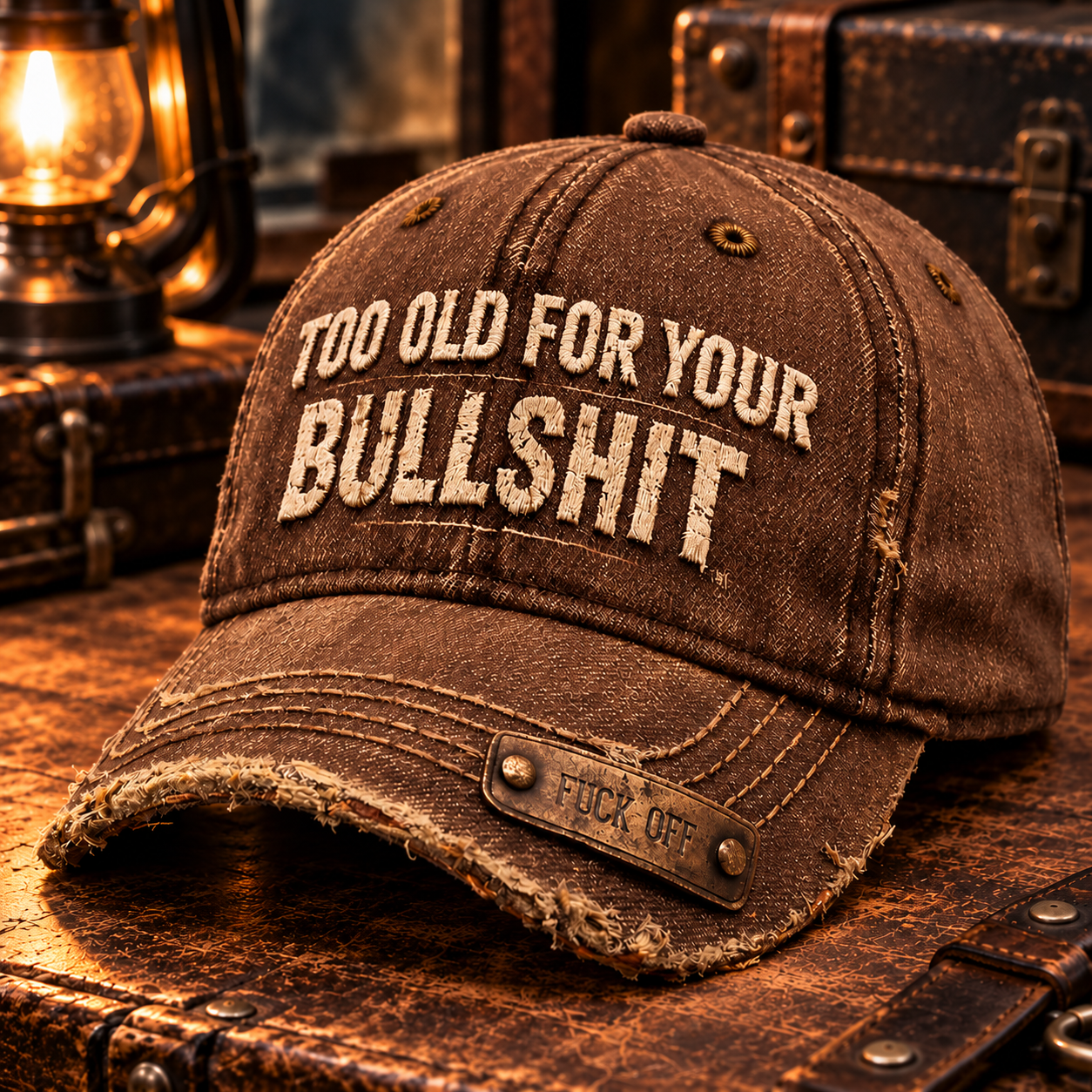 Too Old For Your Bullshit Casual Cap