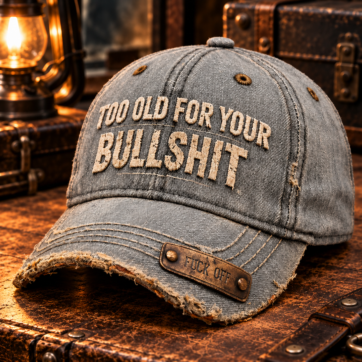 Too Old For Your Bullshit Casual Cap