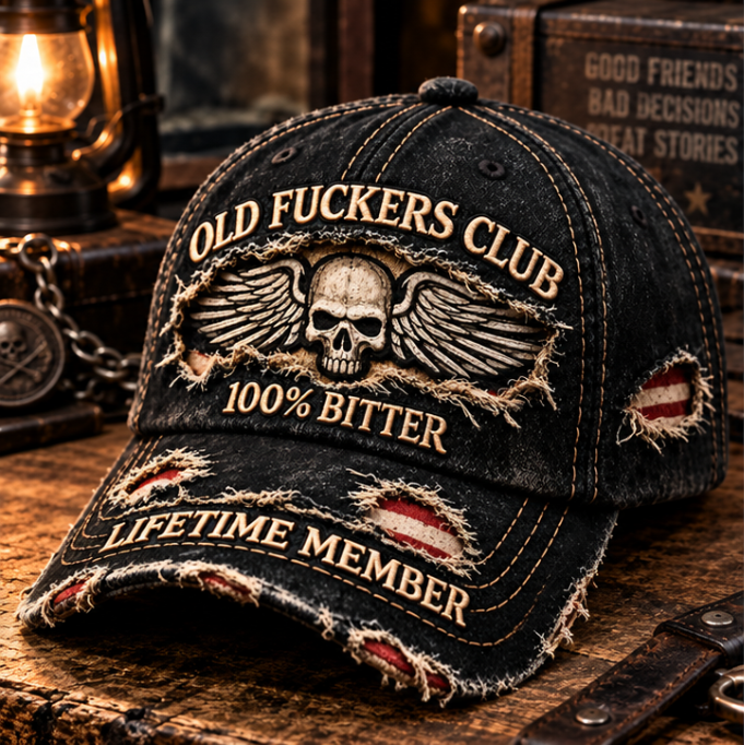 Old F*ckers Club Embroidery Cap