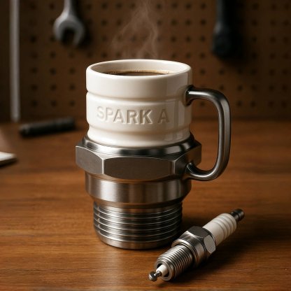 🏆 500K+ SOLD! ✨This Week Special Price🔧Spark Plug Mug☕ 
