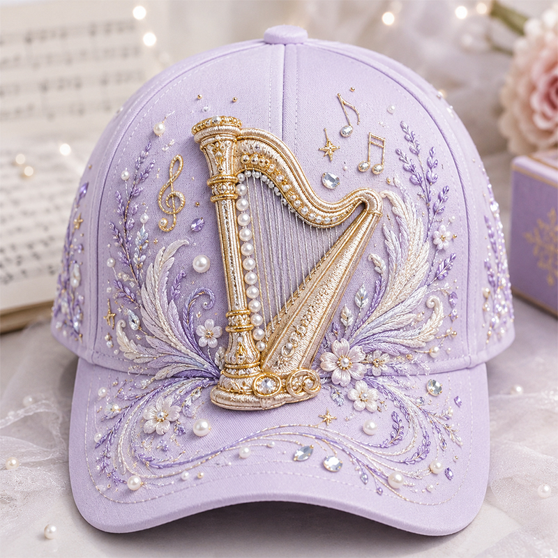 🔥 Last Day 50% OFF – 🎵✨ 3D Musical Instrument Embroidery Cap (📦Buy 2 Free Shipping)