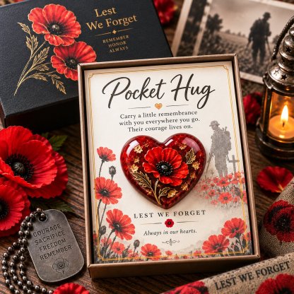 🌸 Pocket Hug Remembrance – A Little Keepsake of Love, Honor & Memories ❤️