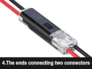 20 pcs 2-pin low voltage wire plug-in connectors