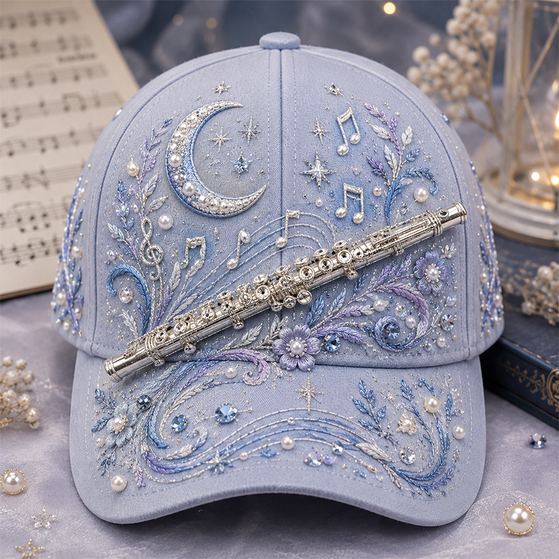 🔥 Last Day 50% OFF – 🎵✨ 3D Musical Instrument Embroidery Cap (📦Buy 2 Free Shipping)
